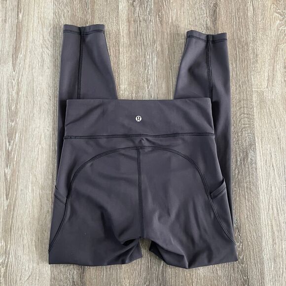 Lululemon Invigorate High-Rise Tight 25" Graphite Grey Black - Size: 6 - Picture 7 of 13